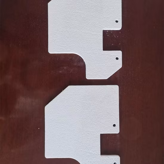 Matériau de construction de plaque en céramique de panneau de fibre de céramique de panneau isolant pour le four industriel